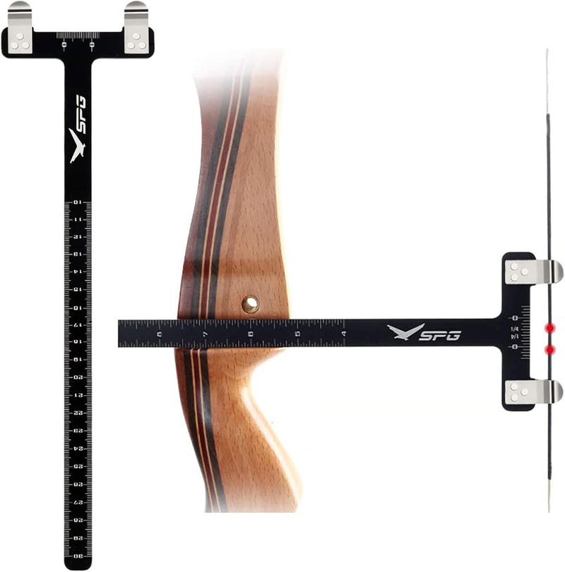 SOPOGER Archery Bow Square T Shape Ruler Measurement Tool Kit for Recurve and Compound Bow Accessories - Image 1